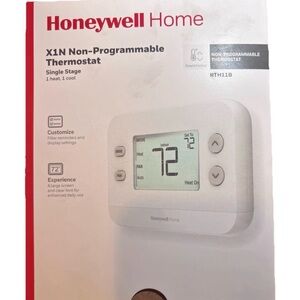 Honeywell Thermostat X1N Digital Non-Programmable Thermostat White
